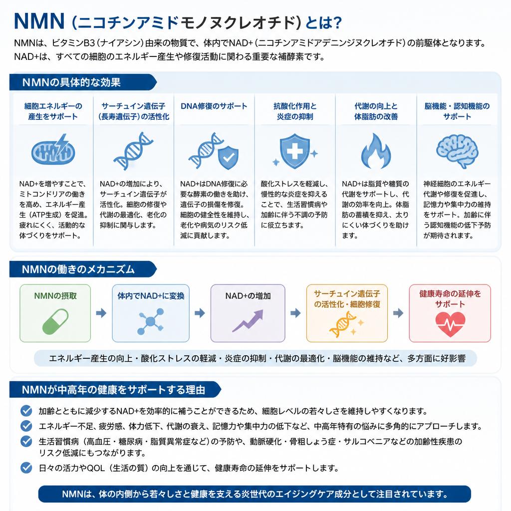 2. NMNとは? その効果と重要性