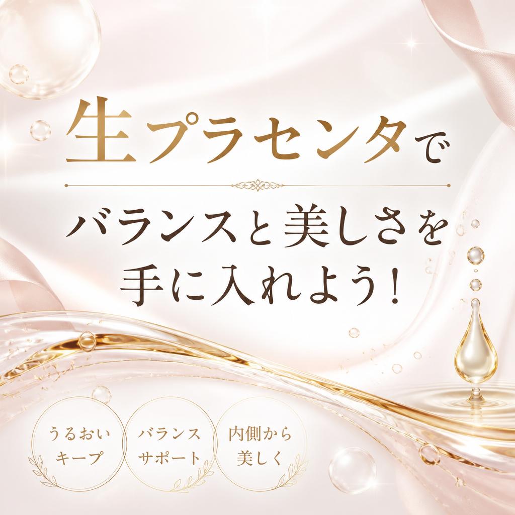 生プラセンタでバランスと美しさを手に入れよう！