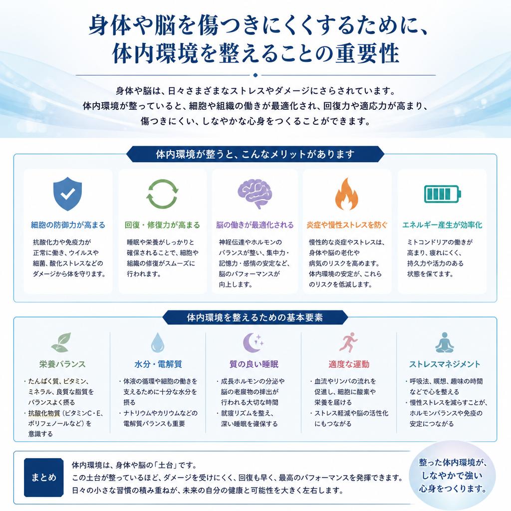 体内環境を整える重要性